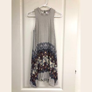 Francesca's Navy Patterned Sundress